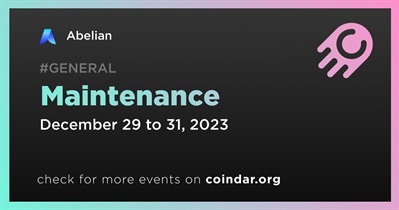 Abelian to Conduct Scheduled Maintenance on December 29th
