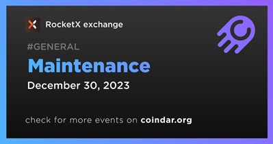 RocketX Exchange to Conduct Scheduled Maintenance on December 30th