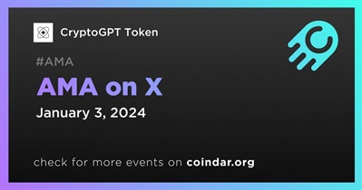 CryptoGPT Token to Hold AMA on X on January 3rd