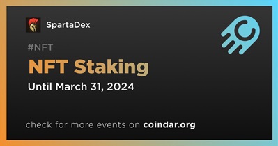 SpartaDex to Launch NFT Staking in Q1