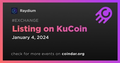 Raydium to Be Listed on KuCoin on January 4th