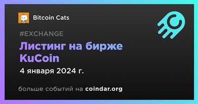 KuCoin проведет листинг Bitcoin Cats 4 января
