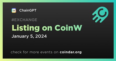 ChainGPT to Be Listed on CoinW on January 5th
