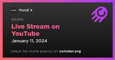 Pundi X to Hold Live Stream on YouTube on January 11th