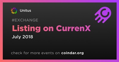 CurrenX पर लिस्टिंग