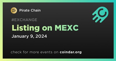 Pirate Chain to Be Listed on MEXC on January 9th
