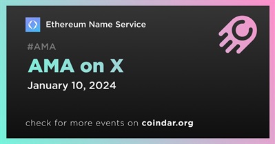 Ethereum Name Service to Hold AMA on X on January 10th