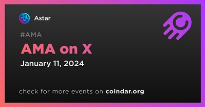 Astar to Hold AMA on X on January 11th
