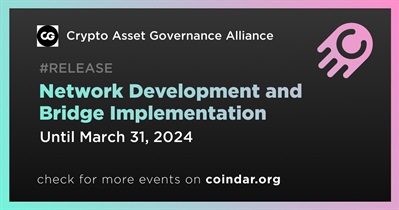 Crypto Asset Governance Alliance to to Develop Network and Implement the Bridge in Q1
