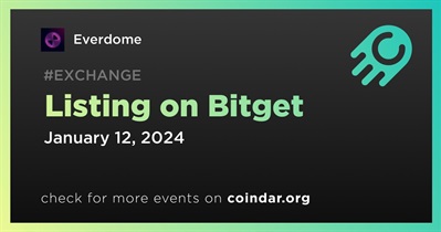 Everdome to Be Listed on Bitget on January 12th