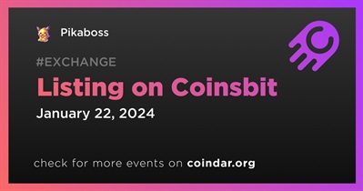Pikaboss to Be Listed on Coinsbit on January 22nd