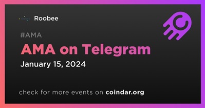 Roobee to Hold AMA on Telegram on January 15th