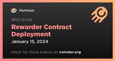 Hummus to Deploy Rewarder Contract on January 15th