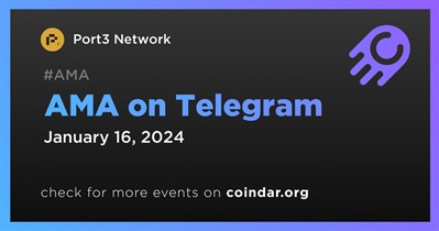 Port3 Network to Hold AMA on Telegram on January 16th