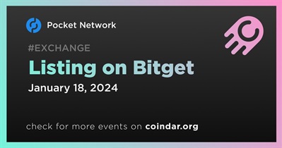 Pocket Network to Be Listed on Bitget on January 18th