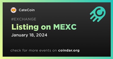 CateCoin to Be Listed on MEXC on January 18th