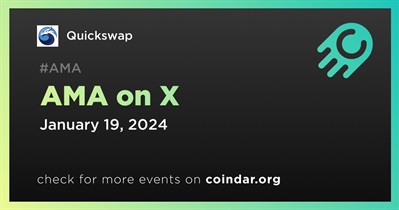 Quickswap to Hold AMA on X on January 19th