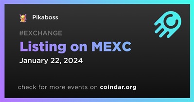 Pikaboss to Be Listed on MEXC on January 22nd