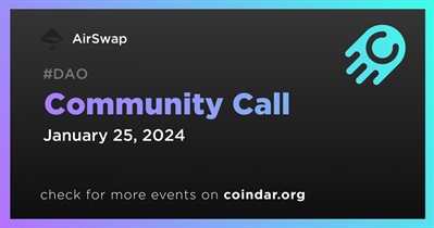 AirSwap to Host Community Call on January 25th