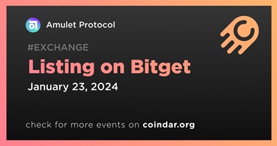 Amulet Protocol to Be Listed on Bitget on January 23rd