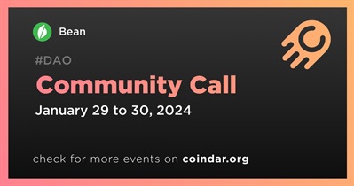 Bean to Host Community Call on January 29th