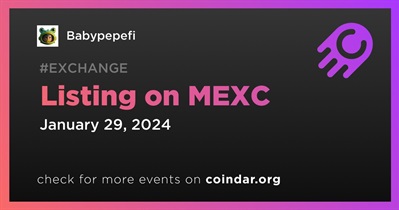 Babypepefi to Be Listed on MEXC on January 29th