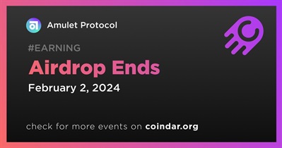 Amulet Protocol to Finish Airdrop