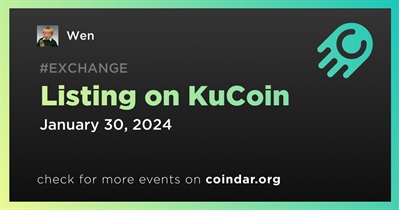 Wen to Be Listed on KuCoin on January 30th