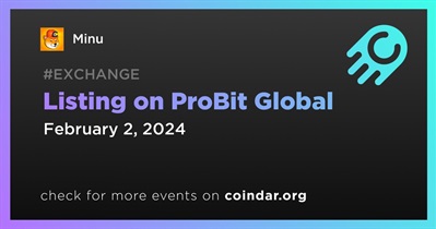 Minu to Be Listed on ProBit Global on February 2nd