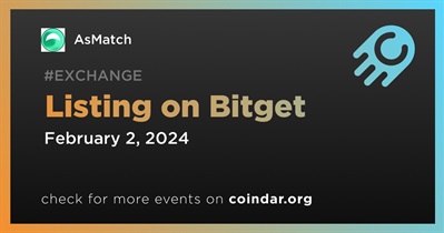 AsMatch to Be Listed on Bitget on February 2nd