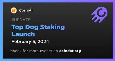 CorgiAI to Launch Top Dog Staking on February 5th