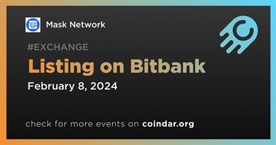 Mask Network to Be Listed on Bitbank on February 8th