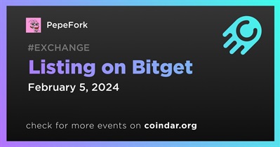 PepeFork to Be Listed on Bitget on February 5th