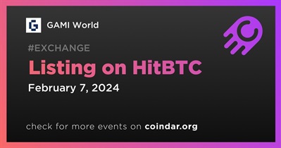 GAMI World to Be Listed on HitBTC on February 7th