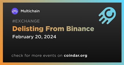 Multichain to Be Delisted From Binance on February 20th