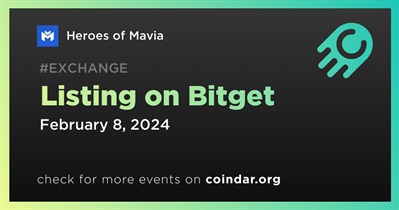 Heroes of Mavia to Be Listed on Bitget on February 8th