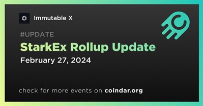 Immutable X to Conduct StarkEx Rollup Update on February 27th