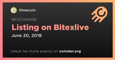 Bitexlive पर लिस्टिंग