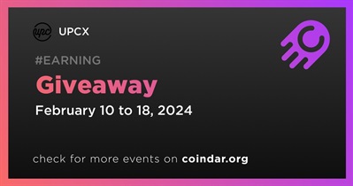 UPCX to Hold Giveaway