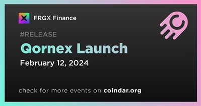 FRGX Finance to Launch Qornex on February 12th