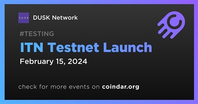 DUSK Network to Launch ITN Testnet on February 15th