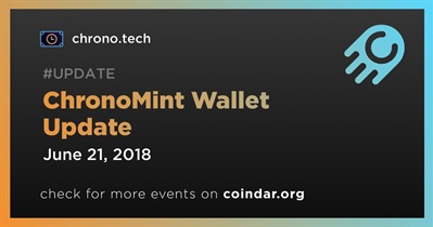 Actualización de la billetera ChronoMint
