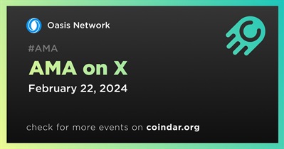 Oasis Network to Hold AMA on X on February 22nd