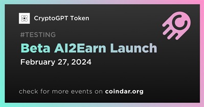 CryptoGPT Token to Release Beta AI2Earn on February 27th
