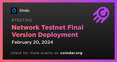 Shido to Deploy Network Testnet Final Version on February 20th