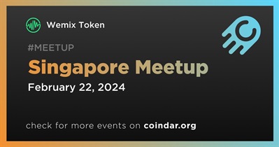 Wemix Token to Host Meetup in Singapore on February 22nd