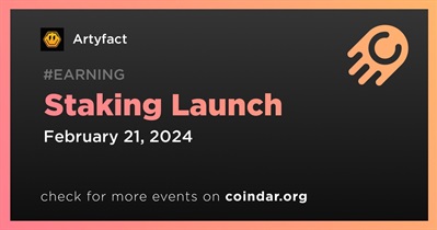 Artyfact to Launch Staking on February 21st