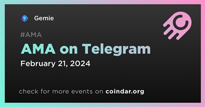 Gemie to Hold AMA on Telegram on February 21st