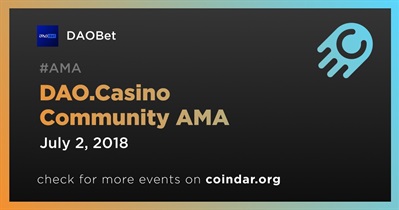 DAO.Casino Community AMA