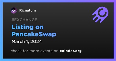 Ricnatum to Be Listed on PancakeSwap on March 1st
